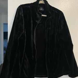 32 Degrees Black Teddy Jacket